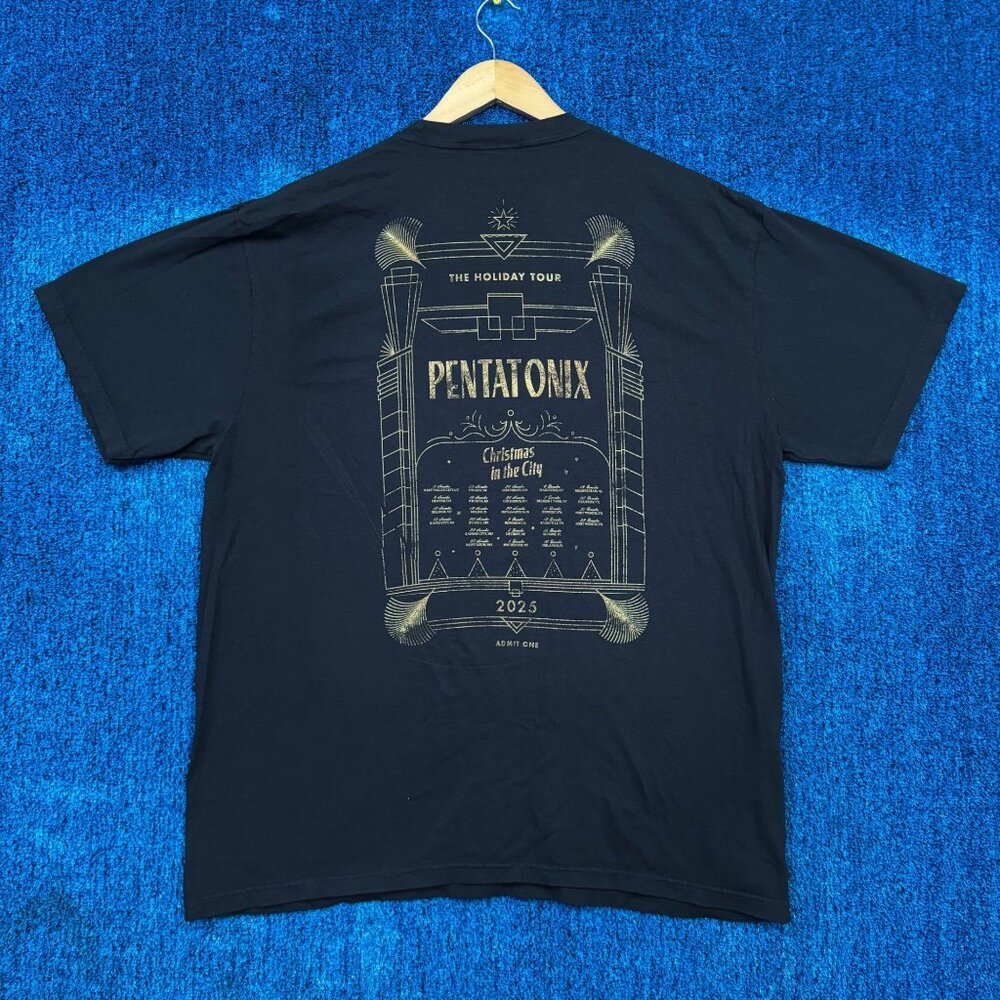 Pentatonix Christmas in the City The Holiday Tour Art Tee XL